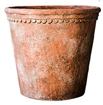 TXXM Pot de Fleurs en Terre Cuite Ciment décoratif Pots de Fleurs Plantation d'arbres Sol Culture Jardinage Pots de Fleurs (Size : 25 * 24cm)