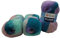 YarnArt Bellissimo 3 x 150 g Strickwolle mit Mohair Farbverlauf 450 Gramm Wolle mit Farbverlauf blau türkis rosa 1414