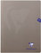 Clairefontaine 363362C - Packung mit 10 Heften Mimesys DIN A4+, 24x32cm, 48 Blatt kariert, 90g, Einband PP, Grau, 1 Pack