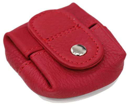 Van Der Rich ® - Petit Mini Porte-Monnaie en Cuir - Femme/Homme (Rouge)