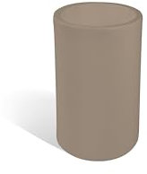 Kloris Maceta de 70 cm de Alto, Modelo Barocco, Jardinera cilíndrica de Polietileno 35 x 35 x 70 cm Profundidad Compartimento 26 cm. Fabricado en Italia.