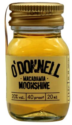 O`Donnell Moonshine Likör Macadamia Shots 20% vol, 16er Pack (16 x 20ml)