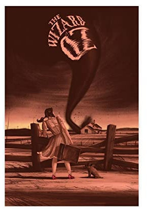 FISH DRAGATE Filmposter The Wizard of Oz, 2, Leinwand, Poster, Schlafzimmer, Dekoration, Sport, Landschaft, Büro, Raumdekoration, Geschenk, Rahmen-Stil, 30 x 45 cm