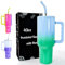 AGH life 1182ML 40OZ Mug Isotherme, Thermos Café avec poignée et Paille, Tasse à café à paroi double isolée sous vide acier couvercle, Gobelet Isotherme Réutilisablestient au glace pendant 24 heures