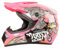 Kinder Crosshelm Mejia – Motorradhelm für Kinder, ABS-Schale, robuster Kinderhelm für Downhill, Quad und Motocross, Pink, Größe S, 53 – 54 cm