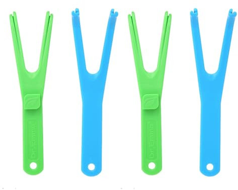 Zahnseidenhalter,Zahnseide Halter,Dental Floss Halter, Floss Pick, Dental Floss Holder Interdentalreinigung Mundhygiene Zahnreinigung Perfekt für Familien Hotels und Reisen Mundhygiene,4PC