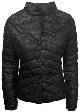 JOPHY & CO. Piumino Donna Vari Modelli (cod. 6831A, 6859, 6885 & 89390A)(XL, Nero (cod. 6235))