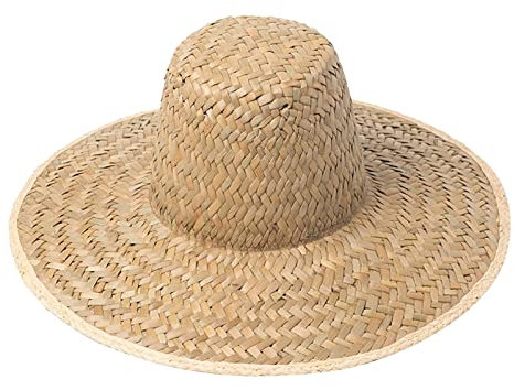 Cordon à lunettes Nouveau chapeau de paille en forme de cloche à grand bord élégant chapeau de plage raphia chapeau d'été pour enfants casquettes garçons 49, beige, taille unique