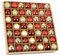 49 STK Weihnachtskugeln Rot Gold Set,3cm Kunststoff Christbaumkugeln Haken Weihnachtskugeln Klein für Weihnachtsbaumschmuck,Baumkugeln Weihnachtsdeko Kugeln Anhänger Mini Baumschmuck Weihnachten