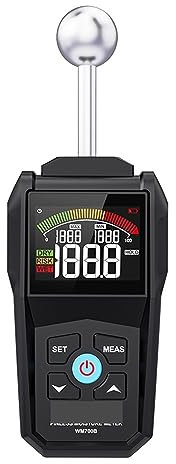 Feuchtigkeitsmesser Digitaler Holzfeuchtemesser, LCD-Bildschirm, Hygrometer, berührungsloser Holzfeuchtedetektor, Alarm, Feuchtigkeitstester, Feuchtigkeitsdetektor Schützen Sie Ihre Arbeitsfläche