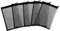 Whyzsjnclg Aquariumfiltermedienbeutel feinem Mesh schwarz mit Reißverschluss für Fischtank aktivierte Kohlenstoffkeramikringe 5pcs Aquarium -Netzbeutel