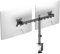 Pholiten 10kg Dual Monitor Arm Desk Mount | Heavy-Duty Double Screen Stand for 13-32 (VESA 75/100) | Height & Tilt Adjustable Space-Saving Design MD97442SE