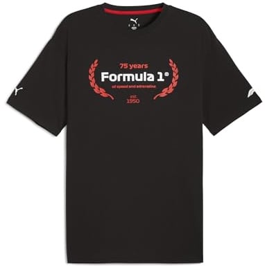 PUMA Herren F1® Essentials Graphic T-Shirt M, Black