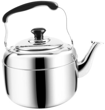 OFFSCH Hervidor De Agua Eléctrico Tetera De Inducción Silbato Acero Inoxidable Para Cocinas