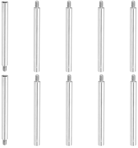 PATIKIL 10 Pcs M4x100+6mm Stainless Steel Standoff Extension Posts Screws | Metric Male Female Thread Adapters Spacer, for PCB,Quadcopter Drone,Computer & Circuit Board Assortment Kit