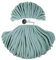 BOBBINY 9mm Jumbo Flechtkordel 1200 g Garn Makramee 50 Farben 100 m, Farbe:Duck Egg Blue