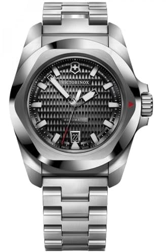 Victorinox INOX Herren Uhr analog Automatik mit Edelstahl Armband V242019