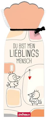 STEINBECK Bonbons 50g - Du bist mein Lieblingsmensch - Geschenk Liebe Freundschaft Vogel Herz
