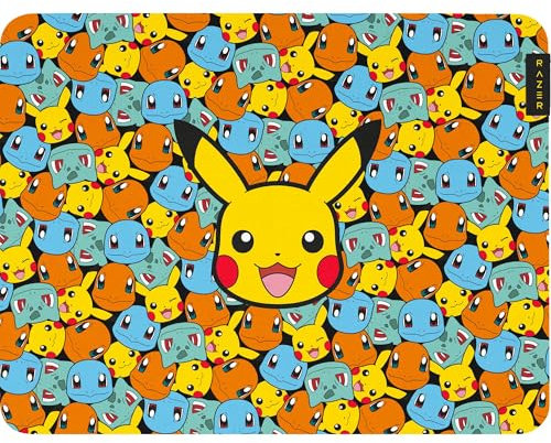 Razer Gigantus V2 Soft Gaming Mouse Pad (Medium): Textured Micro-Weave Cloth Surface - Thick, High-Density Rubber Foam - Anti Slip Base - Pokémon Edition