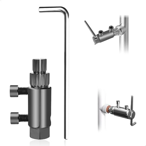 Extracteur de Vis Cassée Argent,Tourne a Gauche Extracteur Vanne à Angle pour Tuyau,extracteur Ecrou Protection Antirouille,Douille extracteur de Boulon 150 mm pour Tuyaux de 1/2,3/4 et 1 Pouce