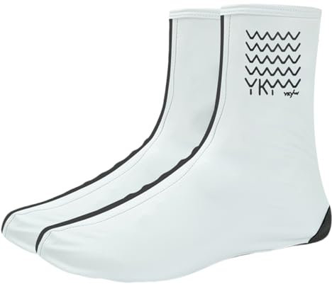 YKYWBIKE Waterproof Cycling Shoe Cover with Zipper,Reusable Bike Shoes Covers for Women and Men,Rain Overshoes for Cycling Shoes