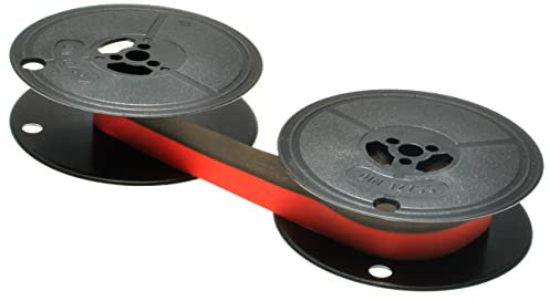 LogicSeek Farbband kompatibel für Privileg Gruppe 51 schwarz/rot BK/RED, 13mm/6m Doppelspule