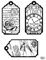 Viva Decor Silikon Zeitstempel Tags, transparent