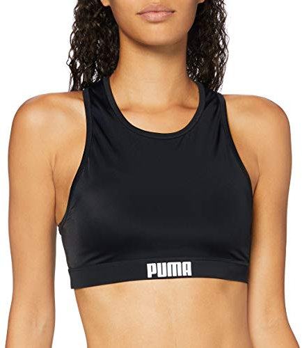 PUMA Damen High Nck T Badebekleidung, Schwarz, XL EU
