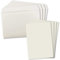 5x XXL Einzelkarten-Set in DIN A4 (21 x 29,7 cm) inkl. Umschlägen in DIN C4 - Naturweiß - Briefumschlag mit Haftklebung - für Versand von Grußkarten, Urkunden und Gutscheinen geeignet