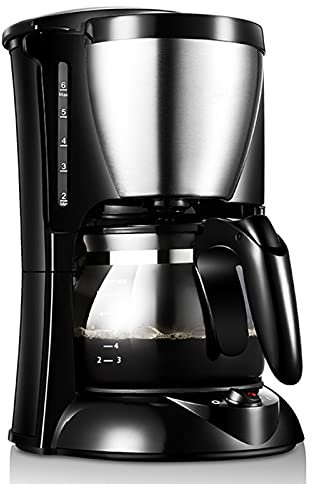 Coffee Machine, Anti-drip Function, Family Small American Coffee Machine, Automatic Shutdown Protection, Reusable Filter, Automatic Heat Preservation (Black)