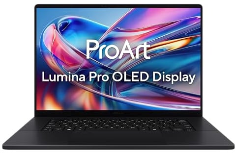 ASUS ProArt P16 H7606WX Laptop | 16 4K WQXGA+ 16:10 120Hz/0,2ms OLED Touch Display | AMD Ryzen AI 9 HX 370 | 64GB RAM | 2TB SSD | NVIDIA RTX 5090 | Win11 Pro | QWERTZ | Nano Black
