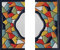 4.3' x 2.2' 11cm x 5.5cm Spanish Mosaic Hand-Painted Number Tiles & Metal Frames (Ends as a Set)