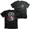 Cobra Kai Offizielles Lizenzprodukt Weiß Patches Herren T-Shirt (Schwarz), Large