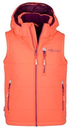 Trollkids Kids Narvik Vest XT 164, peach