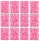 Künstliche Blumen Wand Kunstblumen Deko: Blosmon 12 Stück Rosa Blumengestecke Blumenwand Hortensien Dekoblumen Unechte Seidenblumen Gesteck Fuer Hochzeit Balkon Garten Wohnzimmer Tisch Wanddeko