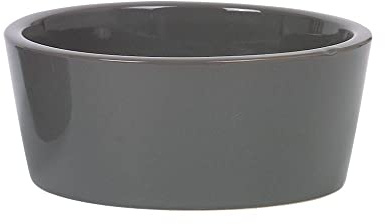 Nobby Keramik Napf Hermos, dunkelgrau, Ø 18,0 x 6,5 cm, 0,65 l, 1 Stück