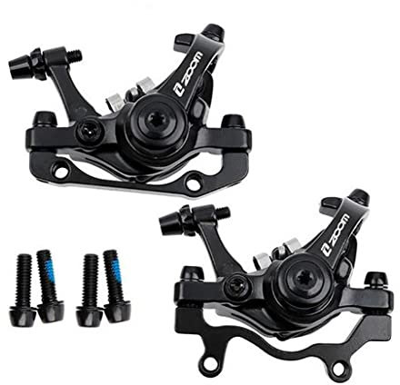 Ykpoo ZOOM Bremsen für Fahrradsystem hinten Scheibenadapter Bremssattel Fahrrad Mechanisch MTB Elektroroller Bremse Disco 160 mm DB680 (schwarz)