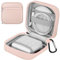 FINPAC Storage Tasche für MacBook Ladegerät, Kleiner Elektronische Tasche für Laptop Zubehör, Magic Mouse, USB Flash Disk, Kabel, Power Bank Aufbewahrungskoffer Organizer für Reise Arbeit, Rosa