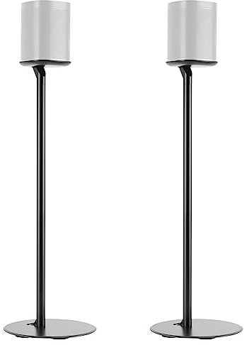 RICOO Lautsprecherständer LH054-F 2er-Set mit Kabelmanagement Boxenständer für Sonos One, One SL & Play:1 Speaker Stand Lautsprecher Standfuß stabil Bodenhalterung