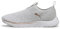 PUMA Women Softride Remi Slip-on Knit Wn's Zapatillas para correr en carretera, Ash Gray Puma White Rose Gold, 36 EU
