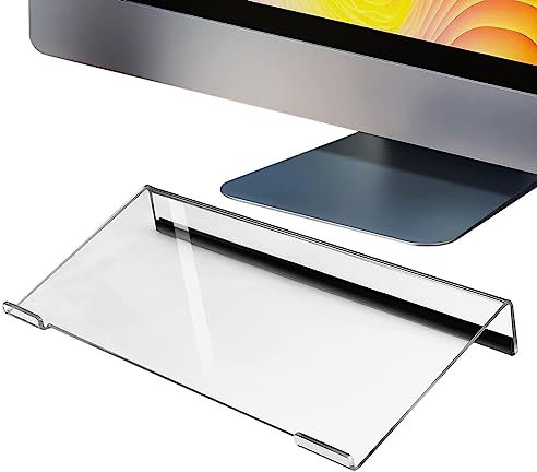 HMLTD Keyboard Stand, Acrylic Riser, Ergonomic Typing Holder for Desks, Portable Computer Accessory for Offices, Study, Dorms