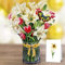 CUTPOPUP Mazzo di Giglio - Biglietto Auguri Compleanno, Biglietto Festa della Mamma, 15.5x20.5cm 3D Biglietto Compleanno per Moglie, Mamma, Figlia, Lei, Ragazza (Lily Bouquet) US8-71.SM IT