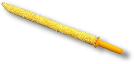 Jemako Clean Stick Plus 65 cm gelbe Faser - der Flexible Helfer bei Verschmutzungen in Ecken, Spalten und kleinsten Öffnungen Staubschwert für hohe Zimmerdecken und Gegenstände (CleanStick Plus 65cm)