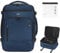 ECOHUB Rucksack Reiserucksack Flugzeug für Easyjet Handgepäck 45x36x20 Groß Rucksack Laptop Cityrucksack PET-Recycelte Umweltfreundliche Backpack Wasserfester Tagesrucksack Damen Klein,Blau