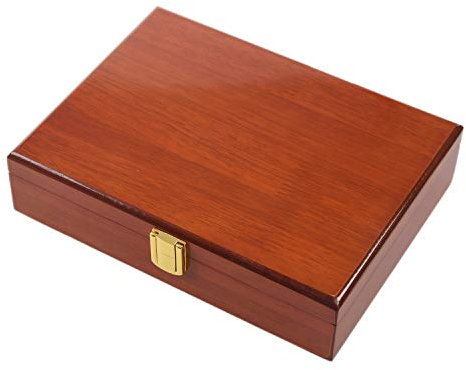 GaRcan Vintage-Schaukasten aus Holz zur Präsentation von Schmuck für Ringe und Ohrringe