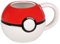Pokemon Pokeball - Taza de cerámica roja y blanca