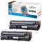 Starlet24 2X 83A CF283A Schwarz Toner Kompatible für HP 83A CF283A Tonerkartusche für Laserjet Pro M201dw M201n MFP M125nw M125a M127fw M127fn M225dw M225dn
