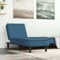 Chaiselongue Blau Samt,352834