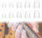 BIRLOZA mit rutschfestem und atmungsaktivem Premium Silikon Fingerschutz rutschfeste Gitarren Fingerstütze für Gitarre Ukulele 5 Größen transparent 10 Pcs