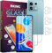 RKINC Protector pantalla para Redmi Note 13 Pro 5G Con Protector Camara [3 +3 Piezas] Cristal templado película de vidrio, 9H 0.33 mm [Garantía de por vida][Anti-rasguño][Sin burbujas]
